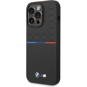 Kup Etui BMW BMHCP15X22SMPK Apple iPhone 15 Pro Max Silicone Pattern czarny/black - BMW563 - {ean13} - Sklep Home Screen