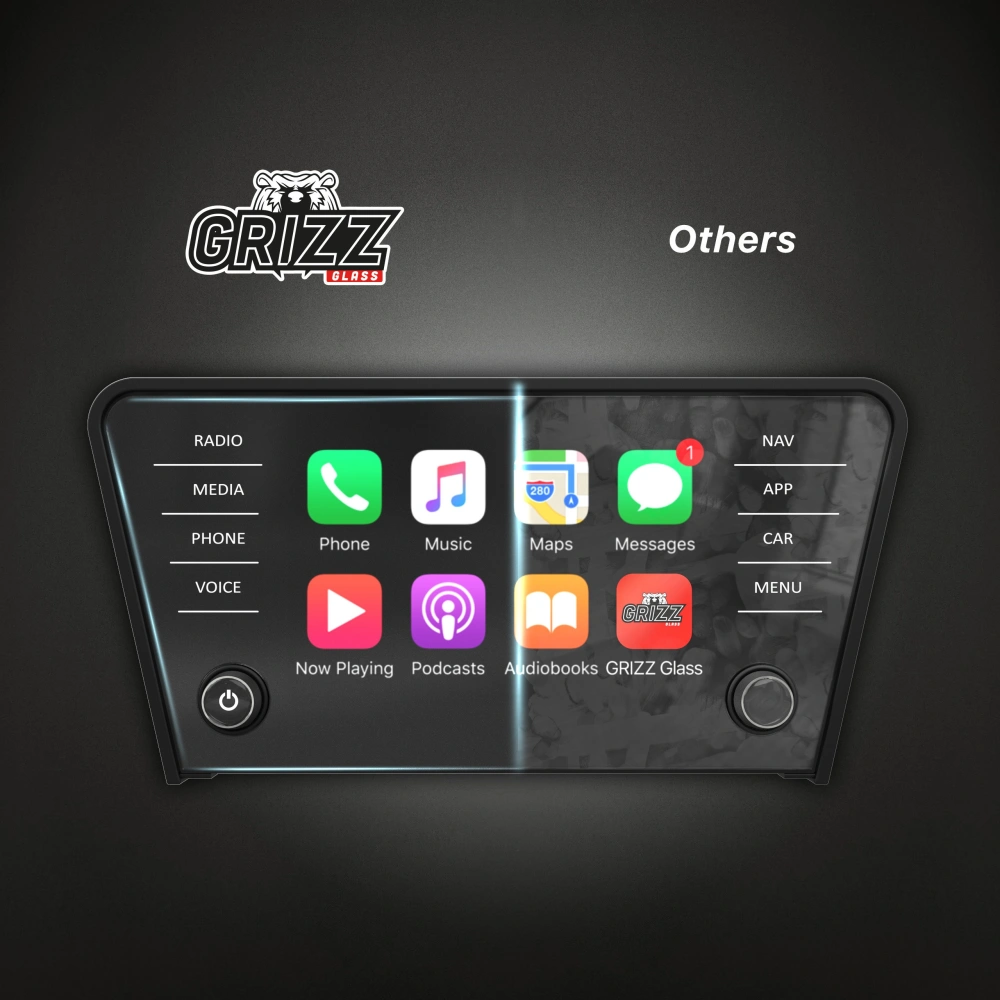 Folia matowa GrizzGlass CarDisplay Protection do Skoda Octavia 3 8" Bolero [2w1]