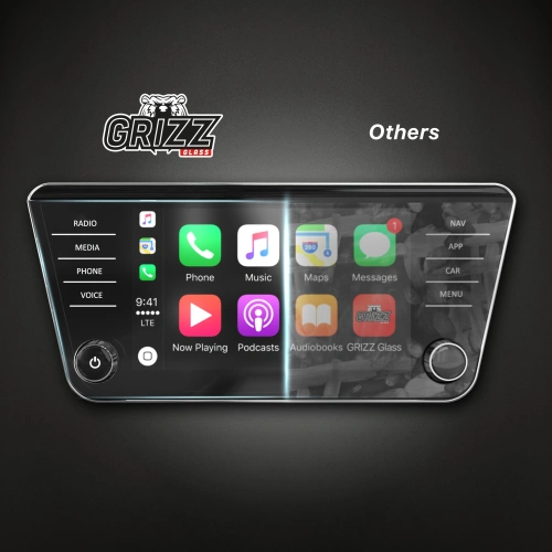 Buy Matte GrizzGlass CarDisplay Protection Skoda Superb 3 8" Amundsen/Bolero [2in1] - GRZ7121 - {ean13} - Home Screen Store Europe
