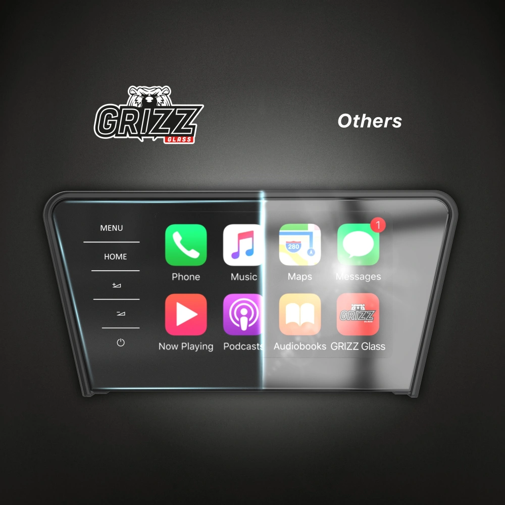 Folia matowa GrizzGlass CarDisplay Protection do Skoda Superb 3 9,2" Columbus [2w1]