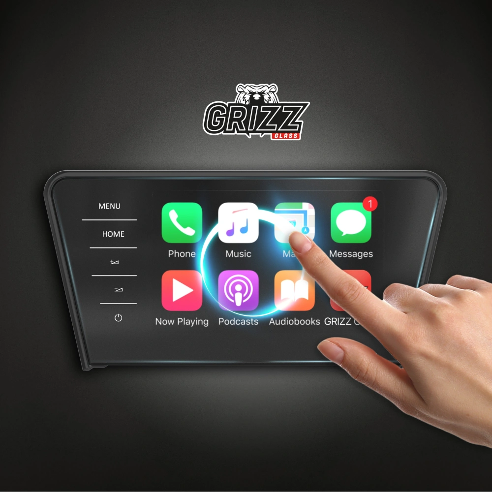 Folia matowa GrizzGlass CarDisplay Protection do Skoda Superb 3 9,2" Columbus [2w1]