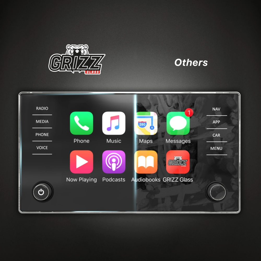 Folia matowa GrizzGlass CarDisplay Protection do Skoda Kodiaq 8" Amundsen [2w1]