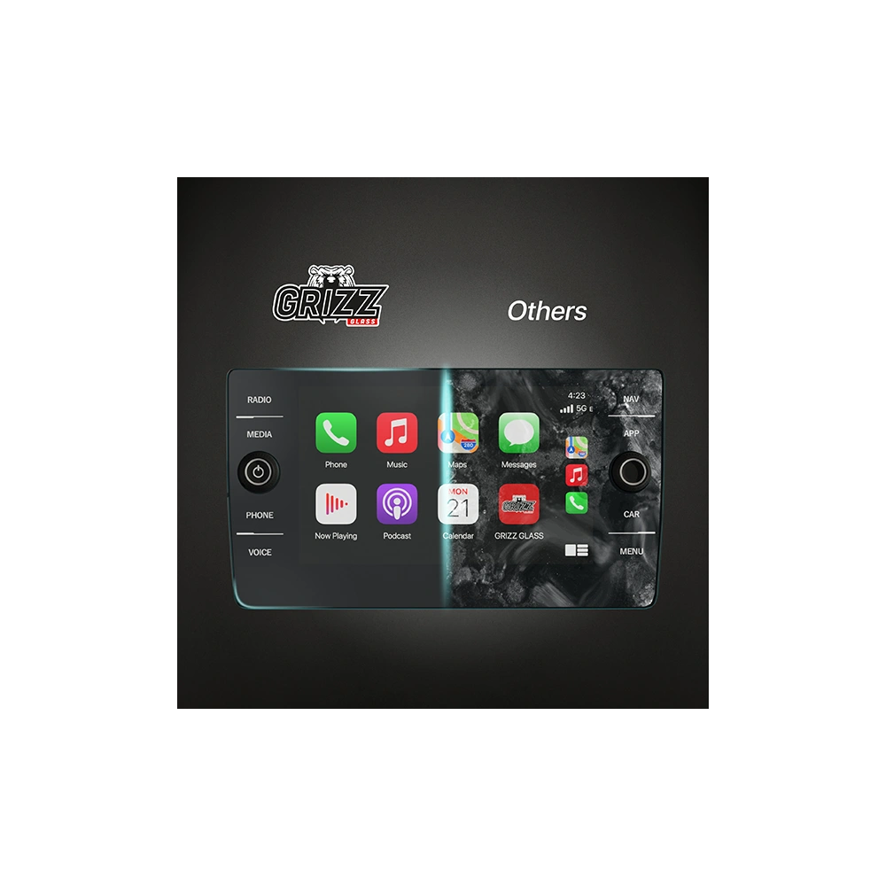 Folia matowa GrizzGlass CarDisplay Protection do Volkswagen Tiguan 2 Discover Media [2w1]