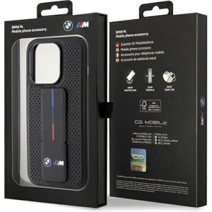Kup Etui BMW BMHCP15XGSPPRK Apple iPhone 15 Pro Max hardcase Grip Stand Smooth & Perforated černý/black - BMW565 - {ean13} - Sklep Home Screen