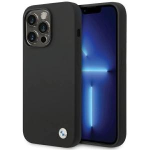 Kup Case BMW BMHCP15XSILBK Apple iPhone 15 Pro Max Silikon Metall-Logo schwarz/black - BMW566 - {ean13} - Sklep Home Screen
