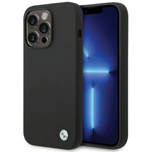 Kup Etui BMW BMHCP15XSILBK Apple iPhone 15 Pro Max Silicone Metal Logo černý/black - BMW566 - {ean13} - Sklep Home Screen