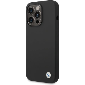 Kup Case BMW BMHCP15XSILBK Apple iPhone 15 Pro Max Silikon Metall-Logo schwarz/black - BMW566 - {ean13} - Sklep Home Screen