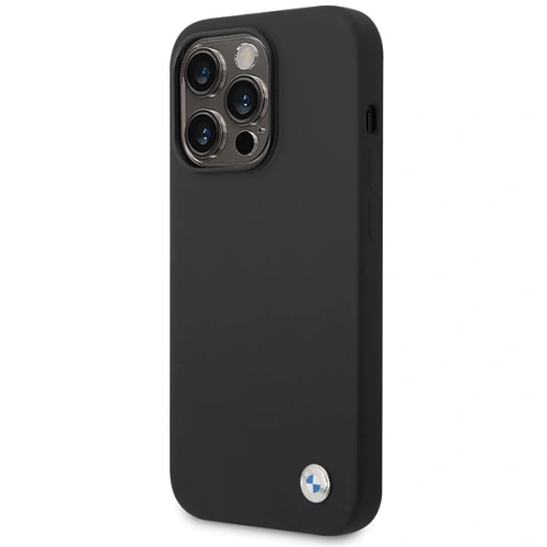 Kup Case BMW BMHCP15XSILBK Apple iPhone 15 Pro Max Silikon Metall-Logo schwarz/black - BMW566 - {ean13} - Sklep Home Screen