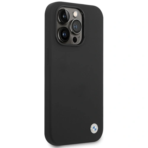 Kup Case BMW BMHCP15XSILBK Apple iPhone 15 Pro Max Silikon Metall-Logo schwarz/black - BMW566 - {ean13} - Sklep Home Screen