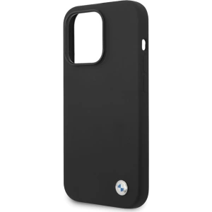 Kup Case BMW BMHCP15XSILBK Apple iPhone 15 Pro Max Silikon Metall-Logo schwarz/black - BMW566 - {ean13} - Sklep Home Screen