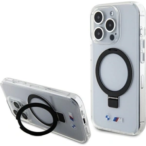 Etui BMW BMHMP15LURST Apple iPhone 15 Pro hardcase Ring Stand M Collection MagSafe przeźroczysty/clear