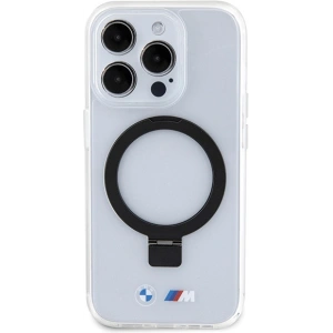 Etui BMW BMHMP15LURST Apple iPhone 15 Pro hardcase Ring Stand M Collection MagSafe przeźroczysty/clear