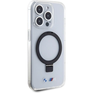 Etui BMW BMHMP15LURST Apple iPhone 15 Pro hardcase Ring Stand M Collection MagSafe przeźroczysty/clear