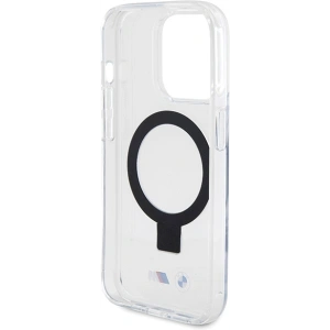 Etui BMW BMHMP15LURST Apple iPhone 15 Pro hardcase Ring Stand M Collection MagSafe przeźroczysty/clear