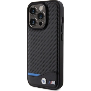 Kup Case BMW BMHMP15X22NBCK Apple iPhone 15 Pro Max Hartschale Leder Carbon MagSafe schwarz/black - BMW571 - {ean13} - Sklep Home Screen