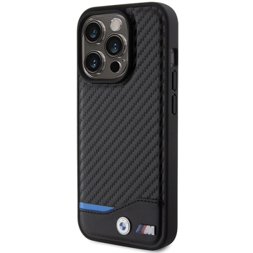 Kup Case BMW BMHMP15X22NBCK Apple iPhone 15 Pro Max Hartschale Leder Carbon MagSafe schwarz/black - BMW571 - {ean13} - Sklep Home Screen
