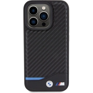 Kup Case BMW BMHMP15X22NBCK Apple iPhone 15 Pro Max Hartschale Leder Carbon MagSafe schwarz/black - BMW571 - {ean13} - Sklep Home Screen