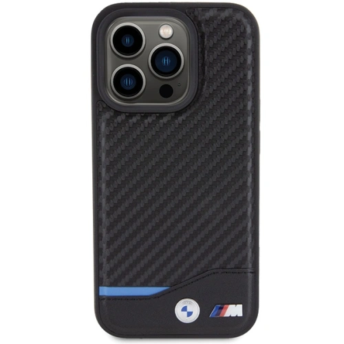 Kup Case BMW BMHMP15X22NBCK Apple iPhone 15 Pro Max Hartschale Leder Carbon MagSafe schwarz/black - BMW571 - {ean13} - Sklep Home Screen