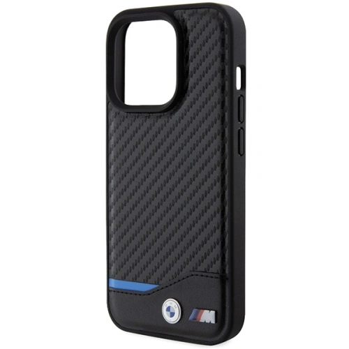 Kup Case BMW BMHMP15X22NBCK Apple iPhone 15 Pro Max Hartschale Leder Carbon MagSafe schwarz/black - BMW571 - {ean13} - Sklep Home Screen