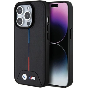 Buy BMW BMHMP15X22PVTK Apple iPhone 15 Pro Max hardcase Quilted Tricolor MagSafe black - BMW572 - {ean13} - Home Screen Store Europe