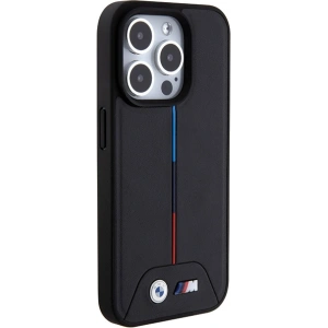 Buy BMW BMHMP15X22PVTK Apple iPhone 15 Pro Max hardcase Quilted Tricolor MagSafe black - BMW572 - {ean13} - Home Screen Store Europe