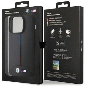 Buy BMW BMHMP15X22PVTK Apple iPhone 15 Pro Max hardcase Quilted Tricolor MagSafe black - BMW572 - {ean13} - Home Screen Store Europe