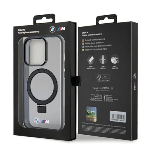 Kup Etui BMW BMHMP15XURSK Apple iPhone 15 Pro Max hardcase Ring Stand M Collection MagSafe černá/black - BMW573 - {ean13} - Sklep Home Screen