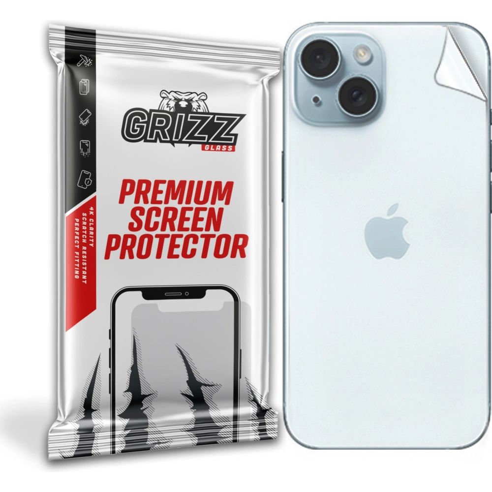 Folia na tył GrizzGlass SatinSkin do Grizz do Apple iPhone 15