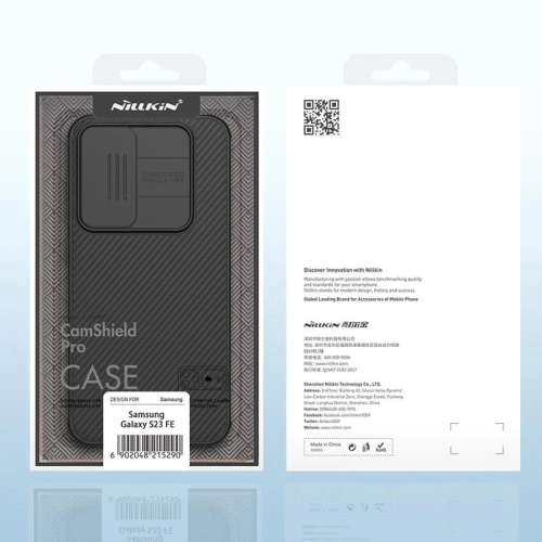 Kup Etui Nillkin Camshield Pro Samsung S23 FE Černá / Černý - NLK1309 - {ean13} - Sklep Home Screen