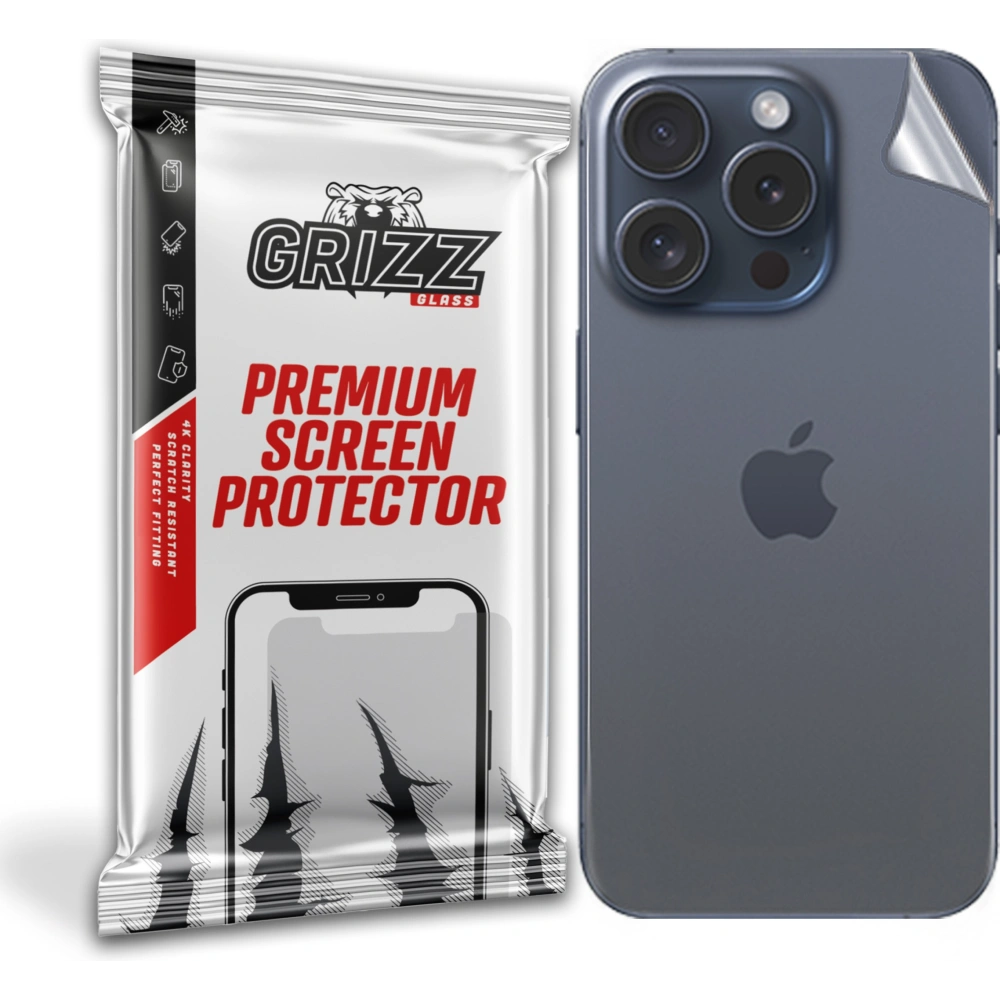 Folia na tył GrizzGlass SatinSkin do Grizz do Apple iPhone 15 Pro Max