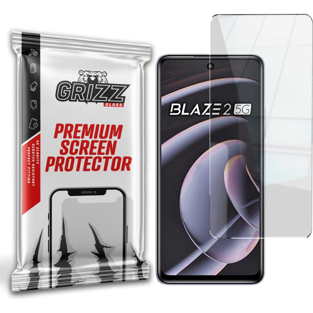Szkło hybrydowe GrizzGlass HybridGlass do Lava Blaze 2 5G