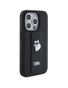 Kup Case Karl Lagerfeld KLHCP15LGSACHPK iPhone 15 Pro schwarz/black hardcase Gripstand Saffiano Choupette Pins - KLD1781 - {ean13} - Sklep Home Screen