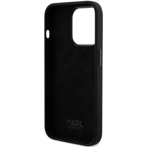 Etui Karl Lagerfeld KLHCP15LSDHKCNK iPhone 15 Pro czarny/black Silicone Etui Karl&Choupette Head