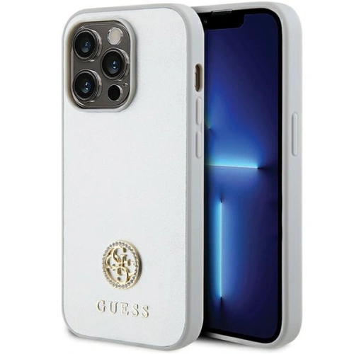 Kup Guess Carcasă GUHCP15LPS4DGPS iPhone 15 Pro argintiu/argintiu carcasă tare Strass Metal Logo - GUE3010 - {ean13} - Sklep Home Screen