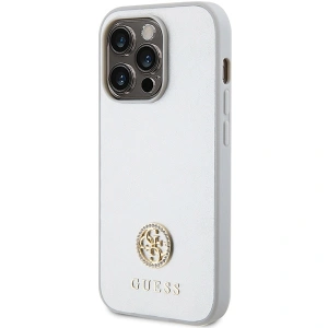 Etui Guess GUHCP15LPS4DGPS iPhone 15 Pro srebrny/silver hardcase Strass Metal Logo