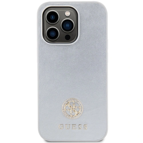 Kup Guess Carcasă GUHCP15LPS4DGPS iPhone 15 Pro argintiu/argintiu carcasă tare Strass Metal Logo - GUE3010 - {ean13} - Sklep Home Screen