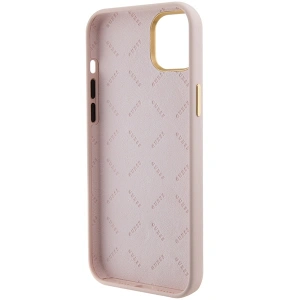 Etui Guess GUHCP15M4DGPP iPhone 15 Plus jasnoróżowy/pink hardcase Silicone Logo Strass 4G