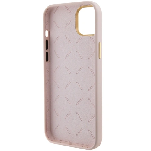 Kup Guess Carcasă GUHCP15SM4DGPP iPhone 15 roz deschis / roz hardcase Silicone Logo Strass 4G - GUE3017 - {ean13} - Sklep Home Screen