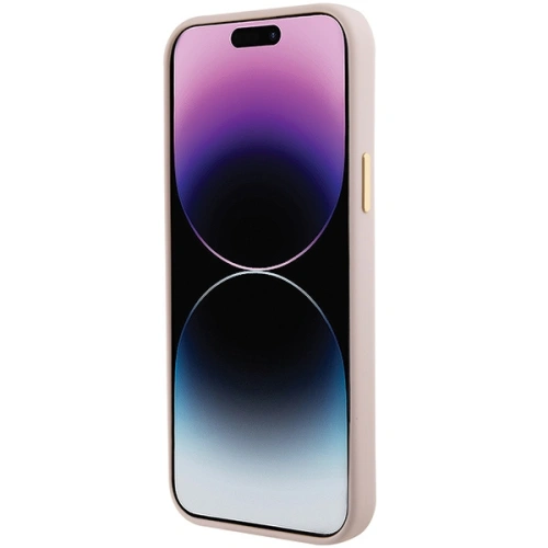 Kup Guess Carcasă GUHCP15SM4DGPP iPhone 15 roz deschis / roz hardcase Silicone Logo Strass 4G - GUE3017 - {ean13} - Sklep Home Screen