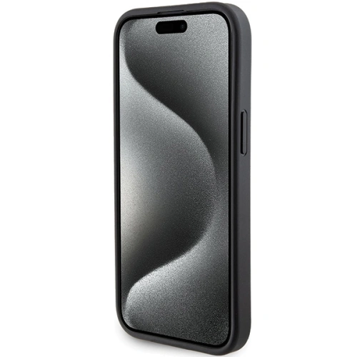 Kup Etui Guess GUHCP15SPGS4TDK iPhone 15 fekete/black hardcase Grip Stand 4G Triangle Strass - GUE3018 - {ean13} - Sklep Home Screen