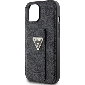 Etui Guess GUHCP15SPGS4TDK iPhone 15 czarny/black hardcase Grip Stand 4G Triangle Strass
