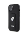 Kup Case Karl Lagerfeld KLHCP15MGSAKCPK iPhone 15 Plus schwarz/black hardcase Gripstand Saffiano Case Karl&Choupette Pins - KLD1792 - {ean13} - Sklep Home Screen