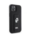 Kup Case Karl Lagerfeld KLHCP15MGSAKCPK iPhone 15 Plus schwarz/black hardcase Gripstand Saffiano Case Karl&Choupette Pins - KLD1792 - {ean13} - Sklep Home Screen