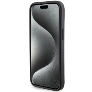 Etui Karl Lagerfeld KLHCP15MGSAKCPK iPhone 15 Plus czarny/black hardcase Gripstand Saffiano Etui Karl&Choupette Pins