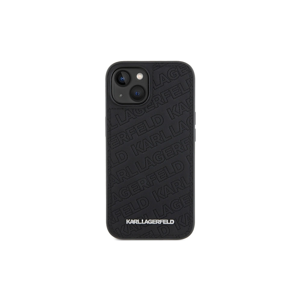 Etui Karl Lagerfeld KLHCP15MPQKPMK iPhone 15 Plus czarny/black hardcase Quilted K Pattern