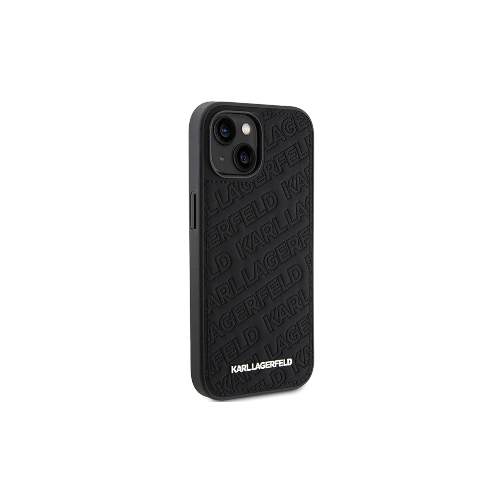 Etui Karl Lagerfeld KLHCP15MPQKPMK iPhone 15 Plus czarny/black hardcase Quilted K Pattern