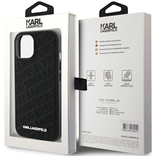 Buy Karl Lagerfeld KLHCP15MPQKPMK iPhone 15 Plus czarny/black hardcase Quilted K Pattern - KLD1793 - {ean13} - Home Screen Store Europe