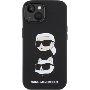 Etui Karl Lagerfeld KLHCP15MSDHKCNK iPhone 15 Plus czarny/black Silicone Etui Karl&Choupette Head