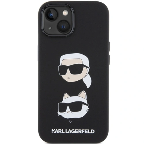 Kup Etui Karl Lagerfeld KLHCP15MSDHKCNK iPhone 15 Plus czarny/black Silicone Etui Karl&Choupette Head - KLD1795 - {ean13} - Sklep Home Screen