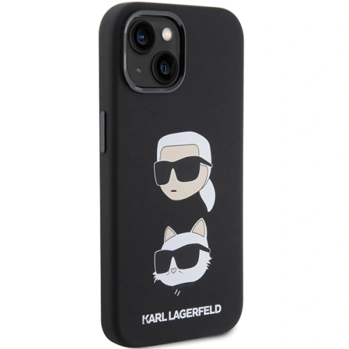 Kup Etui Karl Lagerfeld KLHCP15MSDHKCNK iPhone 15 Plus czarny/black Silicone Etui Karl&Choupette Head - KLD1795 - {ean13} - Sklep Home Screen